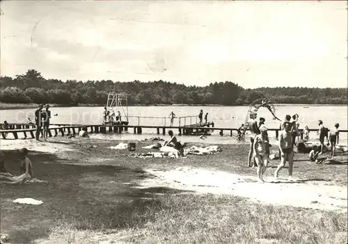 Wesenberg Mecklenburg Freibad am Grossen Weissen See Kat. Wesenberg Mecklenburg