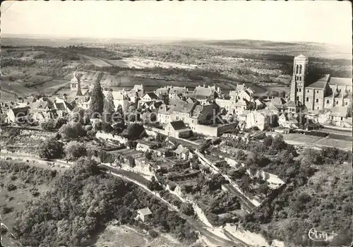 Vezelay Fliegeraufnahme Kat. Vezelay