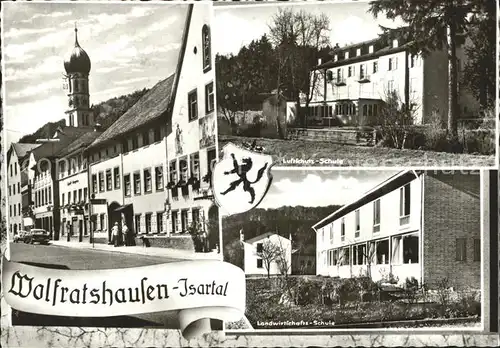 Wolfratshausen Schule Strassenpartie Kat. Wolfratshausen