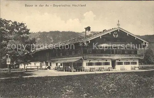 Tegernsee Bauernhaus in der Au Kat. Tegernsee