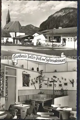 Fall Gasthaus Faller Hof am Sylvensteinsee Kat. Lenggries
