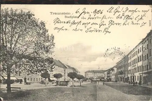 Traunstein Oberbayern Stadtplatz Kat. Traunstein