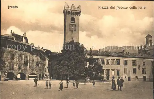 Trento Piazza del Duomo colla Torre Kat. Trento