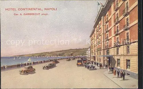 Napoli Neapel Hotel Continental Kat. Napoli