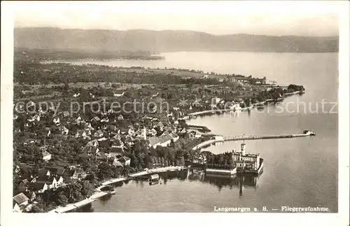 Langenargen Bodensee Fliegeraufnahme Kat. Langenargen