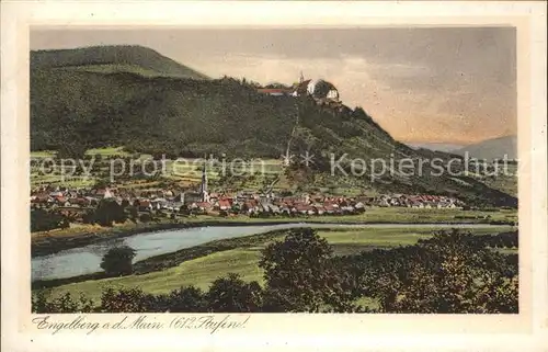 Engelberg Kloster Ortsansicht Kat. Grossheubach
