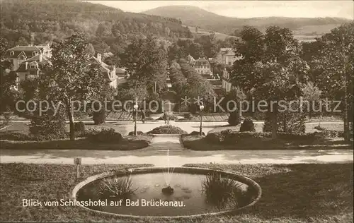 Bad Brueckenau Blick vom Schlosshotel Kat. Bad Brueckenau