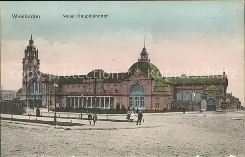 Wiesbaden Neuer Hauptbahnhof Kat. Wiesbaden