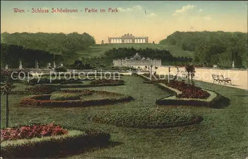 Wien Schloss Schoenbrunn Park Kat. Wien