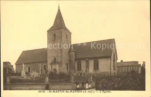 Saint Martin du Manoir Eglise Kat. Saint Martin du Manoir