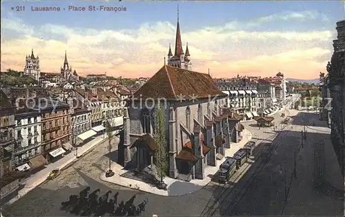 Lausanne VD Place St Francois Kat. Lausanne