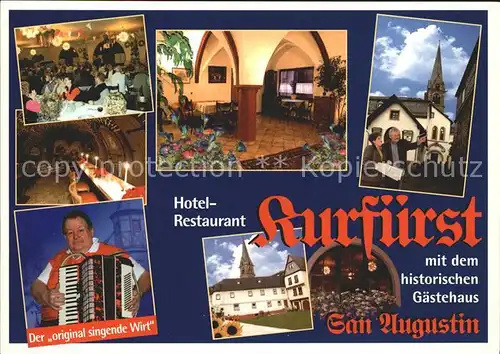 Kamp Bornhofen Hotel Restaurant Kurfuerst Singender Wirt Gaestehaus San Augustin Teilansichten Kat. Kamp Bornhofen
