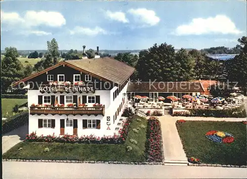 Chiemsee Hotel Reinhart und Golf Hotel Prien Stock Kat. Chiemsee