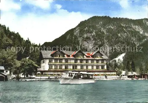 Plansee Hotel Forelle Motorboot Kat. Breitenwang
