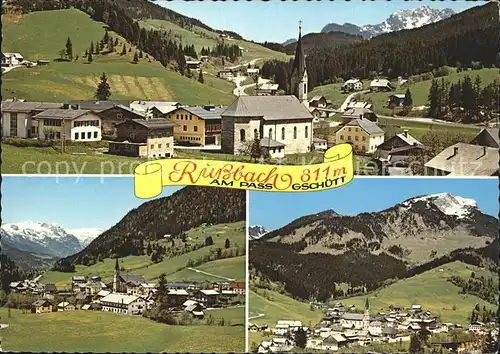 Russbach Pass Gschuett Ortsansichten Kat. Russbach am Pass Gschuett
