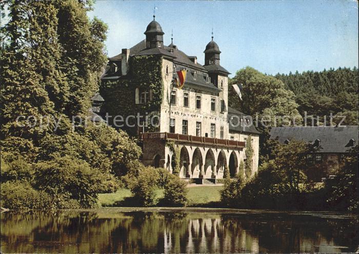 Gimborn Schloss Gimborn Schlossteich Kat Marienheide Nr Kf74322 Oldthing Ansichtskarten Nordrhein Westfalen