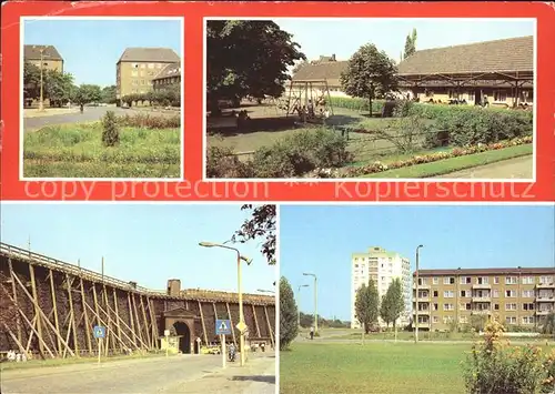 Bad Duerrenberg Karl Marx Platz Im Kurpark Gradierwerk Neubaugebiet Kat. Bad Duerrenberg