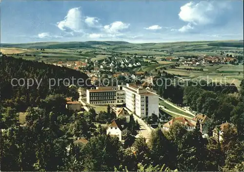 Bad Neustadt Kuranstalt Fraenkische Saale Fliegeraufnahme Kat. Bad Neustadt a.d.Saale