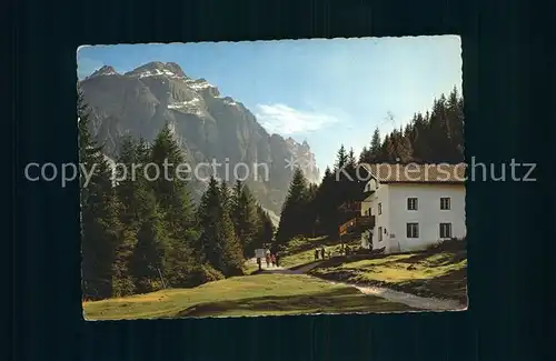 Stubaital Alpenwirtschaft Herzeben im Pinnistal Kat. Neustift im Stubaital