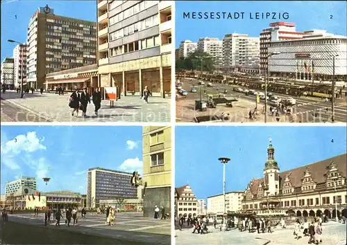 Leipzig Am Bruehl Warenhaus Konsument Sachsenplatz Altes Rathaus Kat. Leipzig