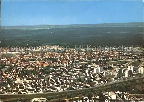 Sandhausen Baden Fliegeraufnahme Kat. Sandhausen