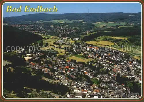 Bad Endbach Hessisches Bergland Fliegeraufnahme Kat. Bad Endbach