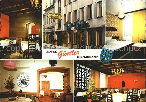 Amstetten Niederoesterreich Hotel Restaurant Guertler Kat. Amstetten