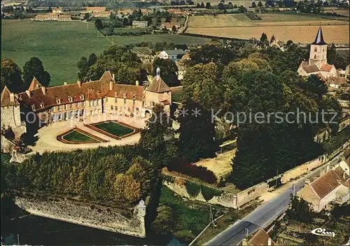 Epoisses Chateau Eglise vue aerienne Kat. Epoisses