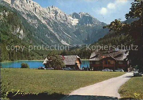 Flachau Jaegersee Kleinarital Salzburger Land Aufstieg zum Tappenkarsee Kat. Flachau