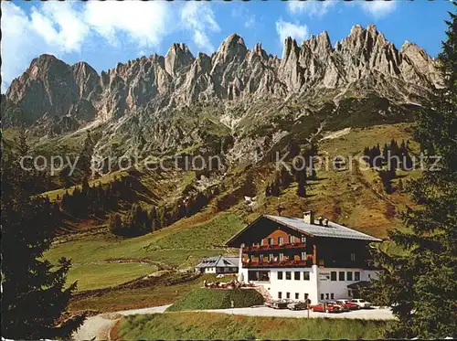 Muehlbach Hochkoenig Arthurhaus Berggaststaette Wandern Mandlwand Kat. Muehlbach am Hochkoenig