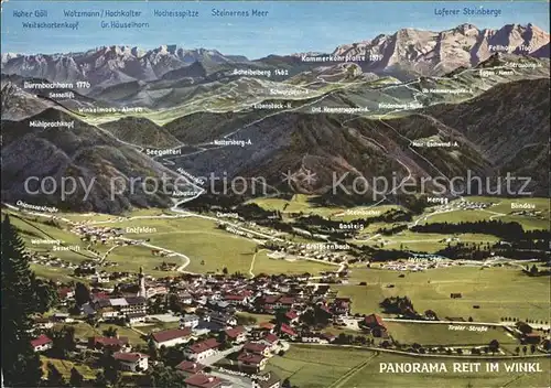Reit Winkl Panorama Alpen Kat. Reit im Winkl
