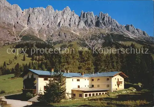 Muehlbach Hochkoenig Jugenderholungsheim Hochkeilhaus Berchtesgadener Alpen Kat. Muehlbach am Hochkoenig