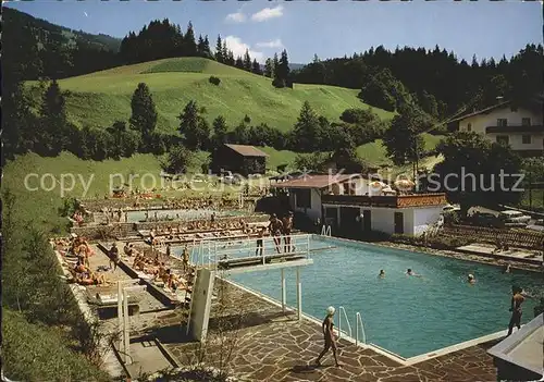 Hopfgarten Brixental Schwimmbad Kat. Hopfgarten im Brixental