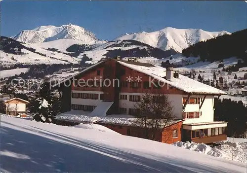 Megeve Chalets du Prariand Mont Blanc Winterpanorama Kat. Megeve