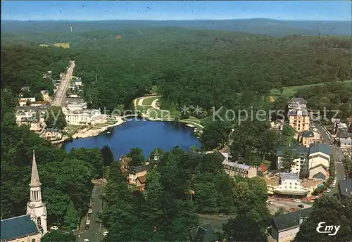 Bagnoles de l Orne Station Thermale vue generale aerienne Kat. Bagnoles de l Orne