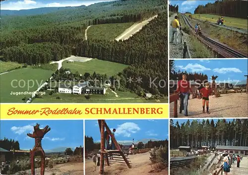 Schmallenberg Sommerrodelbahn Jugendherberge Kat. Schmallenberg