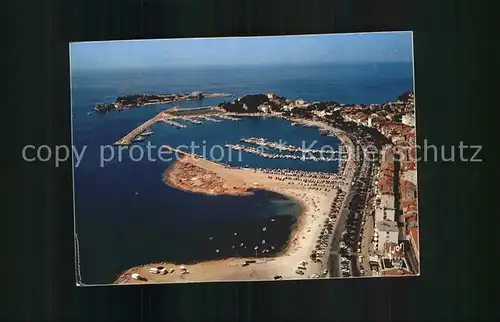 Bandol Vue generale Ile de Bendor Cote d Azur vue aerienne Kat. Bandol