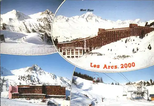 Bourg Saint Maurice Les Arcs 2000 Residence Wintersportplatz Mont Blanc Kat. Bourg Saint Maurice