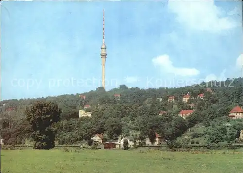 Wachwitz Fernsehturm Kat. Dresden