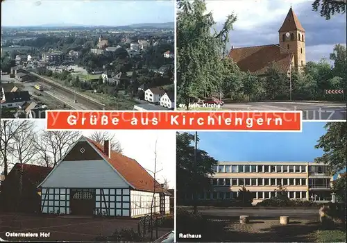 Kirchlengern Kirche Rathaus Ostermeiers Hof Kat. Kirchlengern