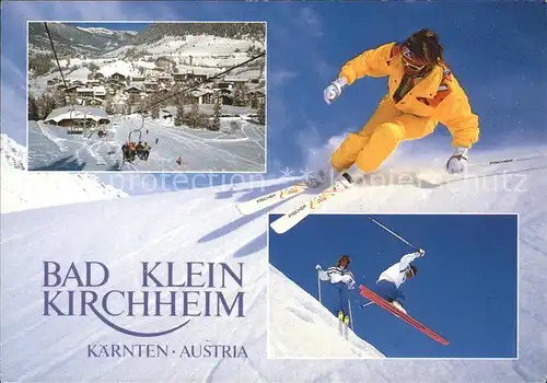 Bad Kleinkirchheim Kaernten Wintersportzentrum Skifahrer Sessellift Kat. Bad Kleinkirchheim