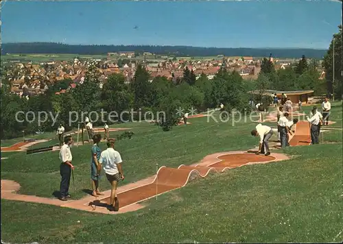 Freudenstadt Minigolfplatz Hoehenluftkurort Schwarzwald Kat. Freudenstadt