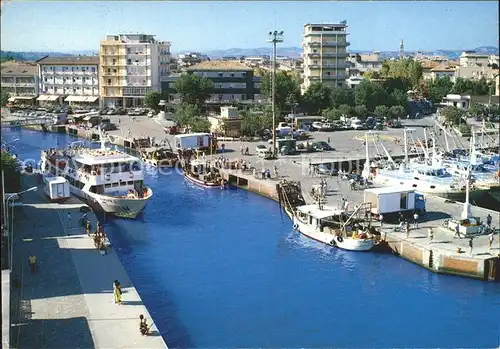 Cattolica Porto Canale Kanal Hafen Kat. Cattolica