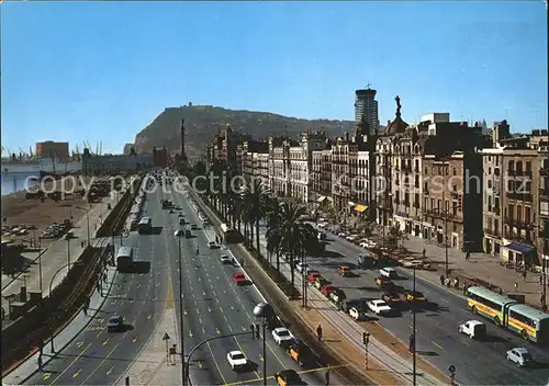 Barcelona Cataluna Paseo de Colon Kat. Barcelona