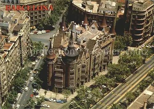 Barcelona Cataluna Avenida Generalisimo vista aerea Kat. Barcelona