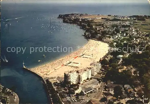 Le Pouliguen Entree du port et la plage Pointe de Pen Chateau vue aerienne Kat. Le Pouliguen