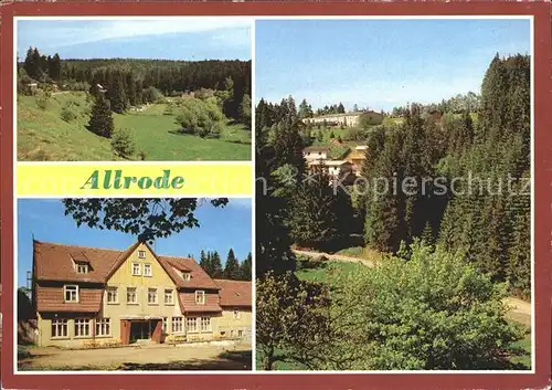 Allrode Bungalowsiedlung Betriebsferienheim Luppbodemuehle Muehlberg Kat. Allrode