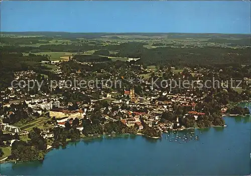 Tutzing am Starnbergersee Fliegeraufnahme Kat. Tutzing