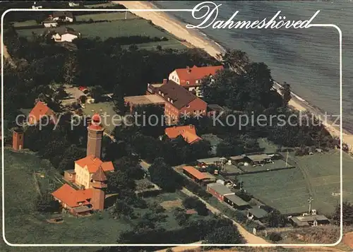 Dahmeshoeved Holstein Leuchtturm Haus Seefrieden Nordelbisches Frauenwerk Fliegeraufnahme Kat. Dahme