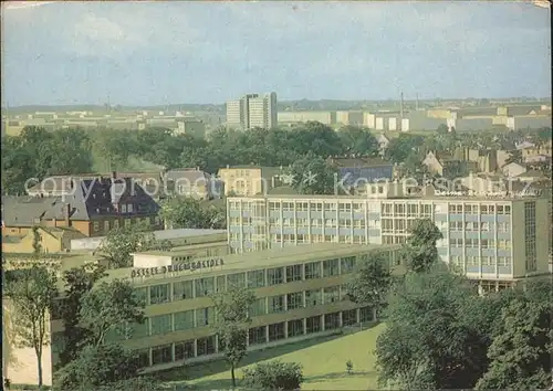 Rostock Mecklenburg Vorpommern Ostsee Druck Gebaeude Blick auf die Suedstadt Kat. Rostock